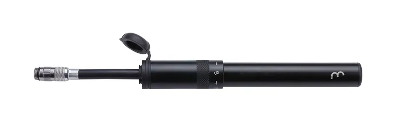 BBB EasyRoad 130 PSI Cycle Pump Presta/Schrader Valve 185mm Black  BMP-49