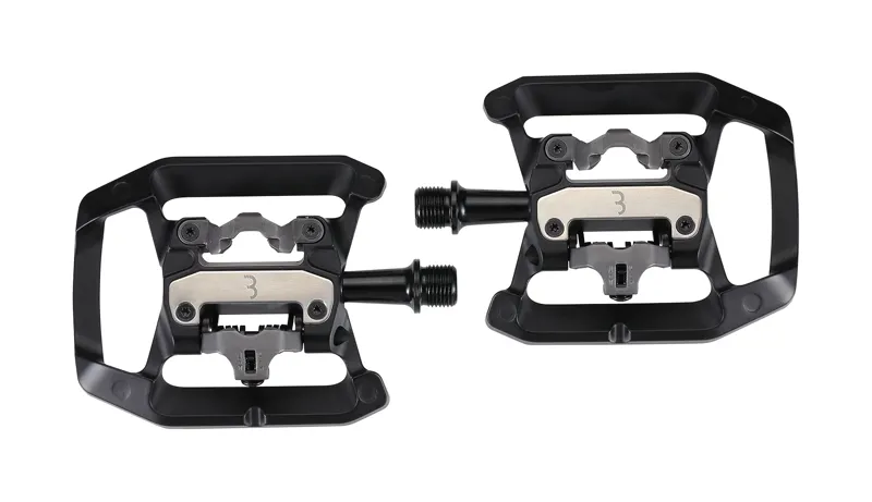 BBB DualChoice Trail SPD  Clipless and Flat MTB Pedals Black BPD-62 -2