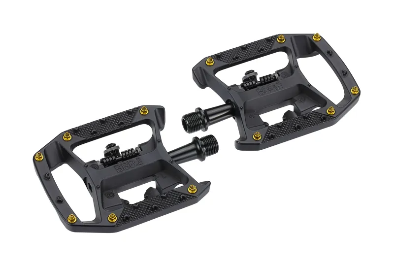BBB DualChoice Trail SPD  Clipless and Flat MTB Pedals Black BPD-62 -6