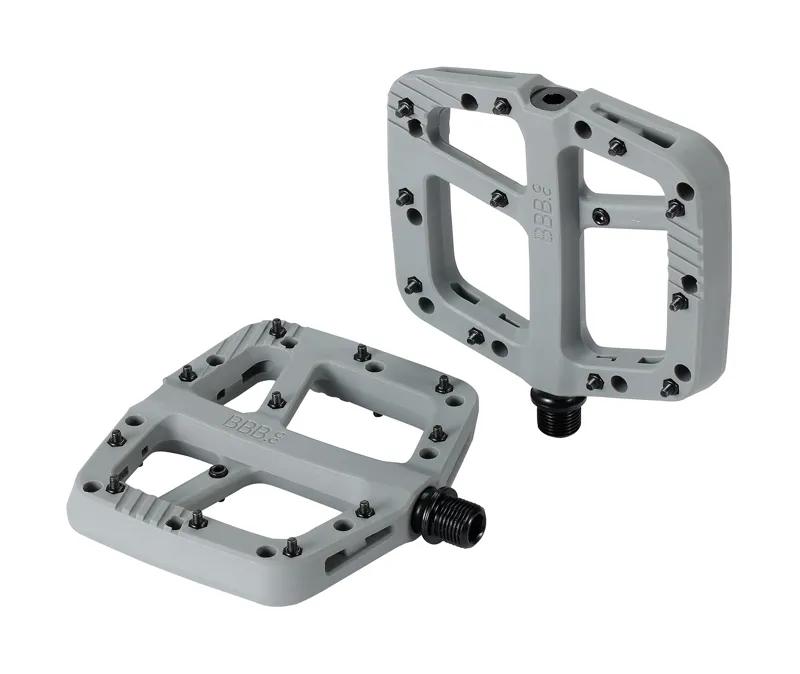 BBB Decoder MTB Flat Pedals Grey BPD-37