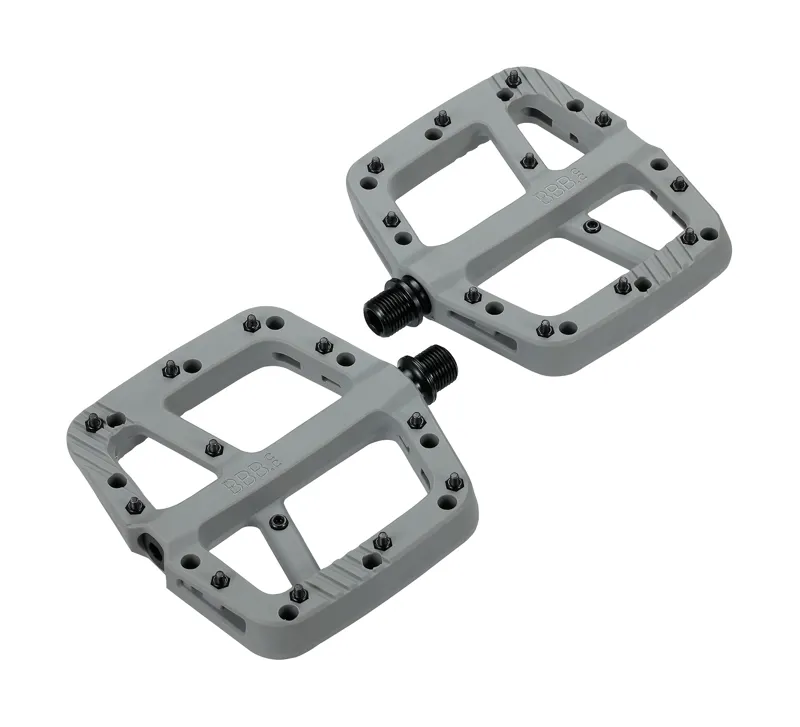 BBB Decoder MTB Flat Pedals Grey BPD-37-1