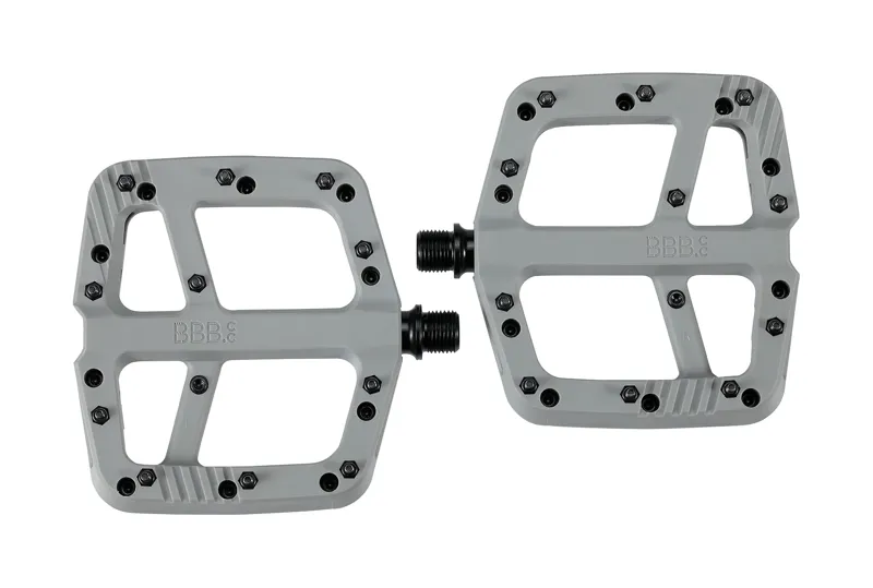 BBB Decoder MTB Flat Pedals Grey BPD-37-2