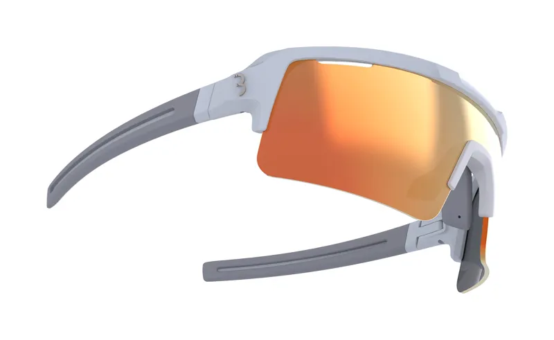 BBB Fuse Cycling Sport Glasses White MLC Orange Lens BSG-65-3