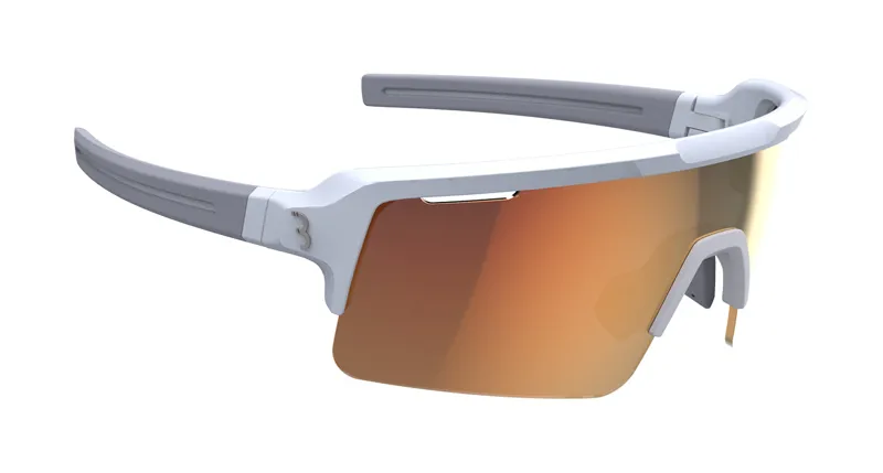 BBB Fuse Cycling Sport Glasses White MLC Orange Lens BSG-65-4