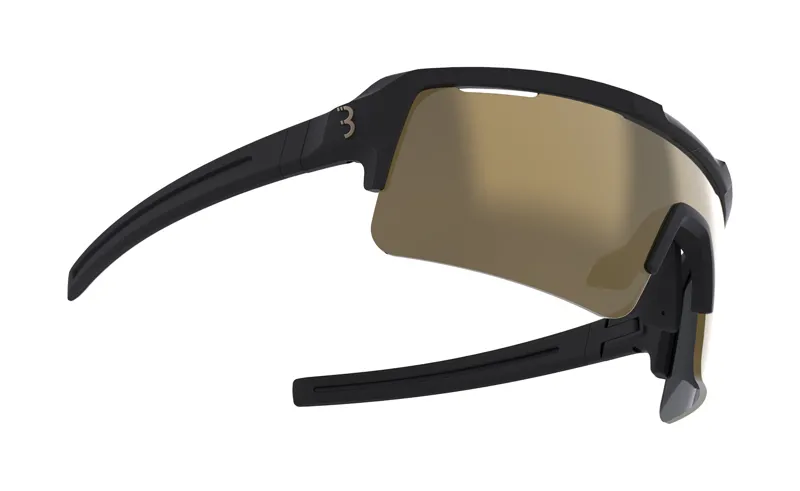 BBB Fuse Cycling Sport Glasses Black MLC Gold Lens BSG-65 -3
