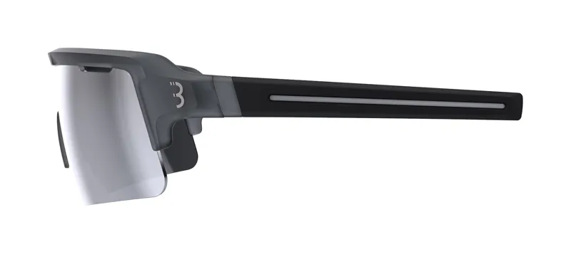 BBB Fuse Cycling Sport Glasses Clear Grey Silver Lens BSG-65-5