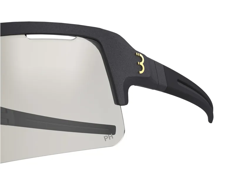 BBB Fuse Photochromic Cycling Sport Glasses Metallic Black BSG-65-5