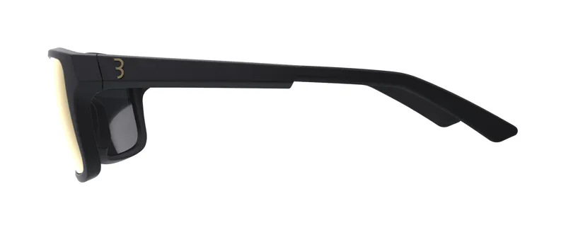 BBB Spectre Sport Glasses Matte Black MLC Gold Lens BSG-66-1