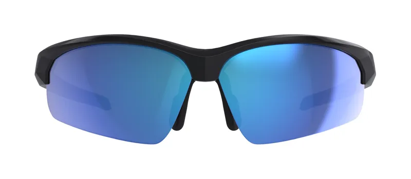 BBB Impress Small Frame Cycling Sport Glasses Black Blue MLC Lens BSG-68-5