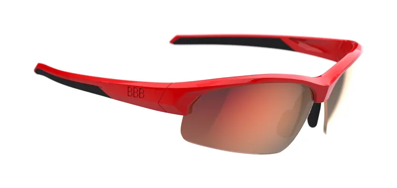 BBB Impress Small Frame Cycling Sport Glasses Red Red MLC Lens BSG-68-2