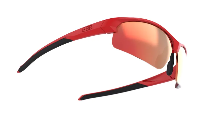 BBB Impress Small Frame Cycling Sport Glasses Red Red MLC Lens BSG-68-4
