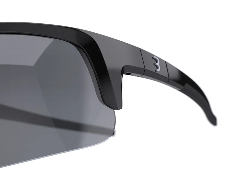 BBB Comet Cycling Sport Glasses Black Smoke Flash MLC Mirror Lens BSG-75-6