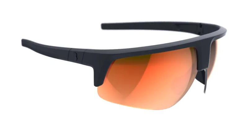 BBB Comet Cycling Sport Glasses Black MLC Orange Red Lens BSG-75-5