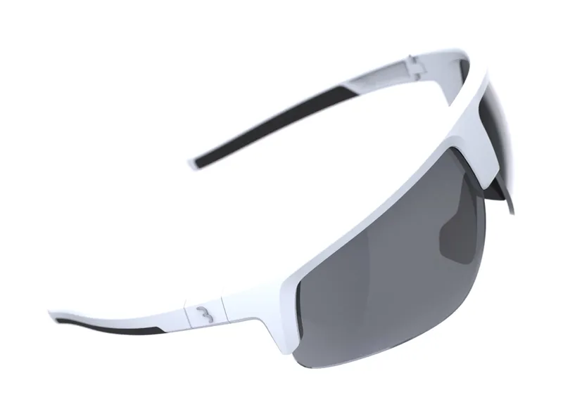 BBB Comet Cycling Sport Glasses White Smoke Flash MLC Mirror Lens BSG-75