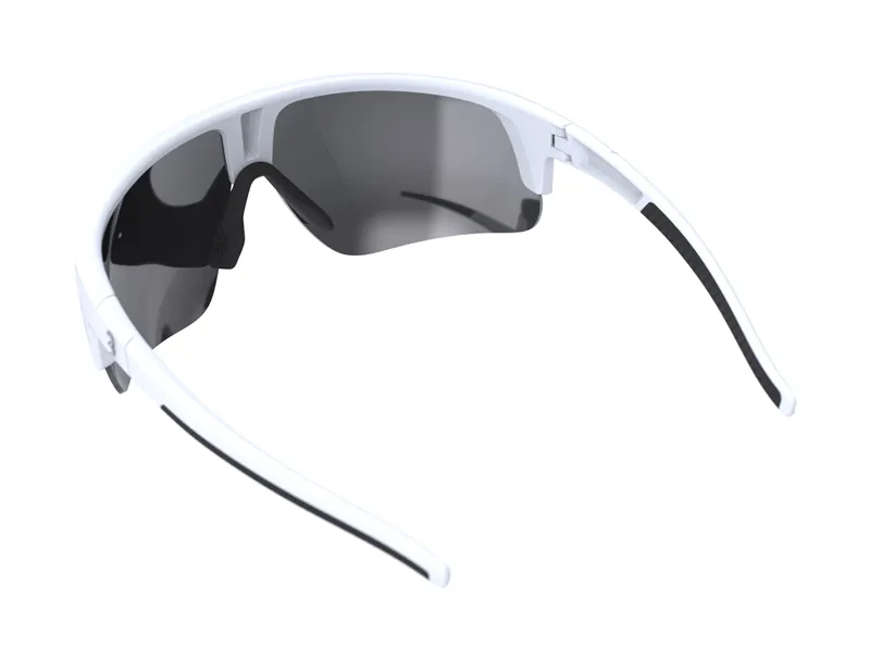 BBB Comet Cycling Sport Glasses White Smoke Flash MLC Mirror Lens BSG-75-5