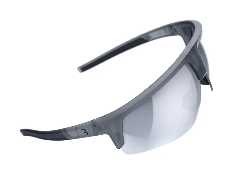 BBB Comet Cycling Sport Glasses Transparent Grey MLC Silver Lens BSG-75