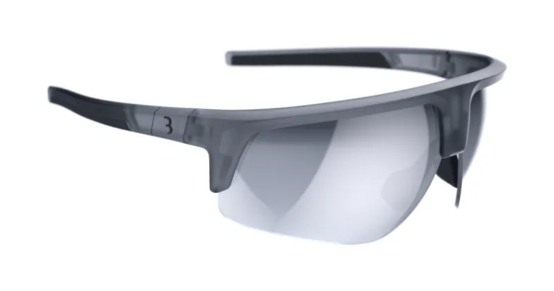 BBB Comet Cycling Sport Glasses Transparent Grey MLC Silver Lens BSG-75-2