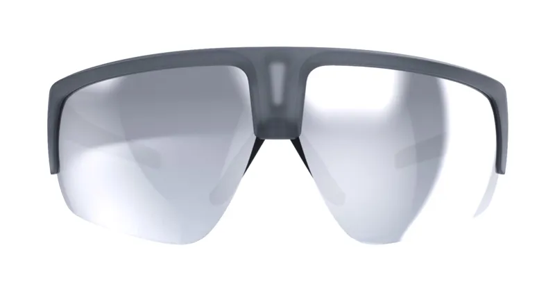 BBB Comet Cycling Sport Glasses Transparent Grey MLC Silver Lens BSG-75-4