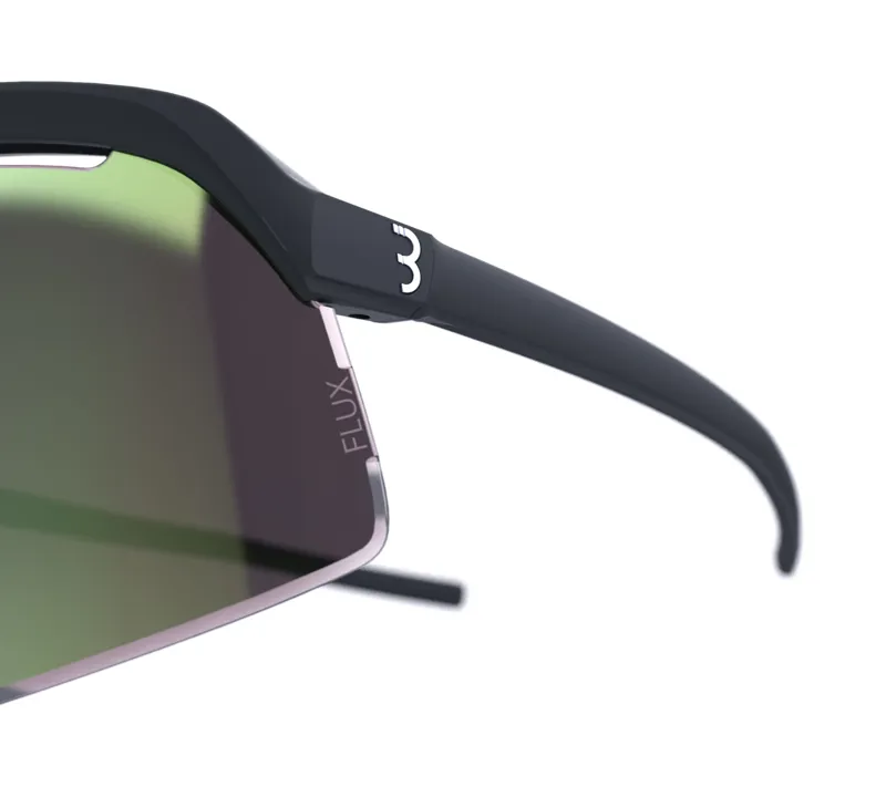 BBB Valor Flux Cycling Sport Glasses Flux Green MLC Lens Black BSG-81-4