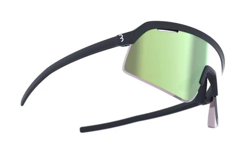 BBB Valor Flux Cycling Sport Glasses Flux Green MLC Lens Black BSG-81-3