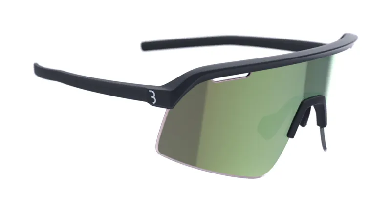 BBB Valor Flux Cycling Sport Glasses Flux Green MLC Lens Black BSG-81-1