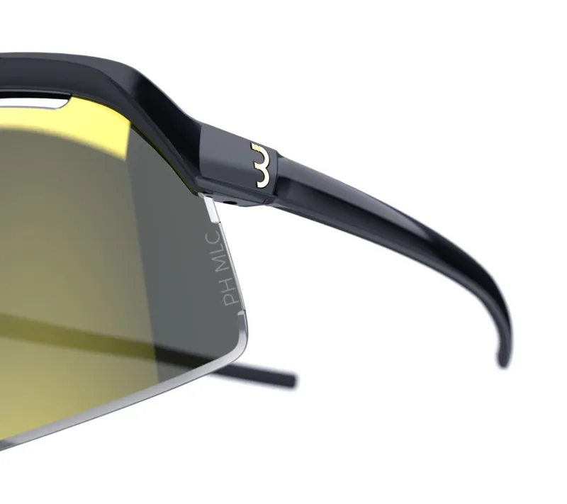 BBB Valor PH Photochromic Cycling Sport Glasses MLC Gold Lens Black BSG-81PH-6