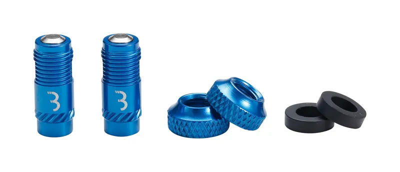 BBB CoreCaps Valve Caps 2pcs BTI-165 Blue-2