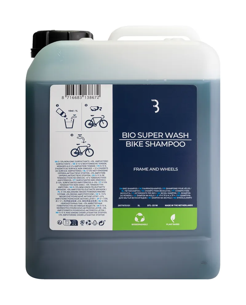 BBB BioSuperWash Bike Shampoo Eco-Friendly 5000ml BTL-251W-1
