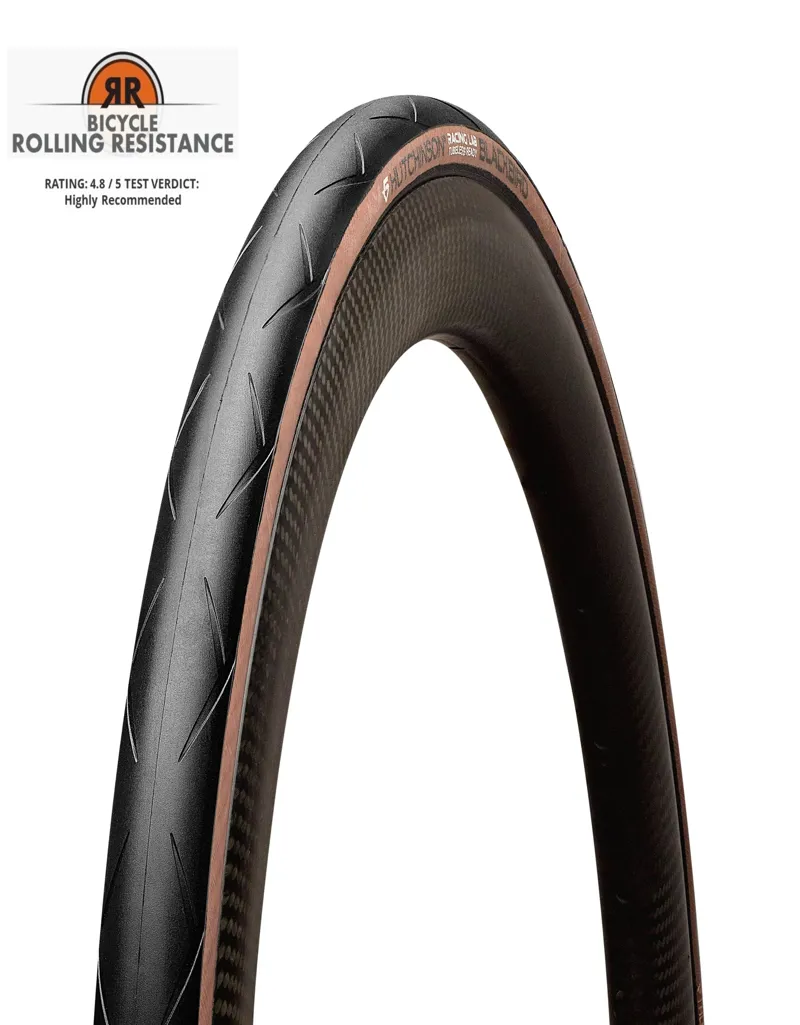 Hutchinson Blackbird Road Bike Tyre Tan Wall 700C Tubeless Ready Hookless Bead Compatible 700 x 28 / 30mm