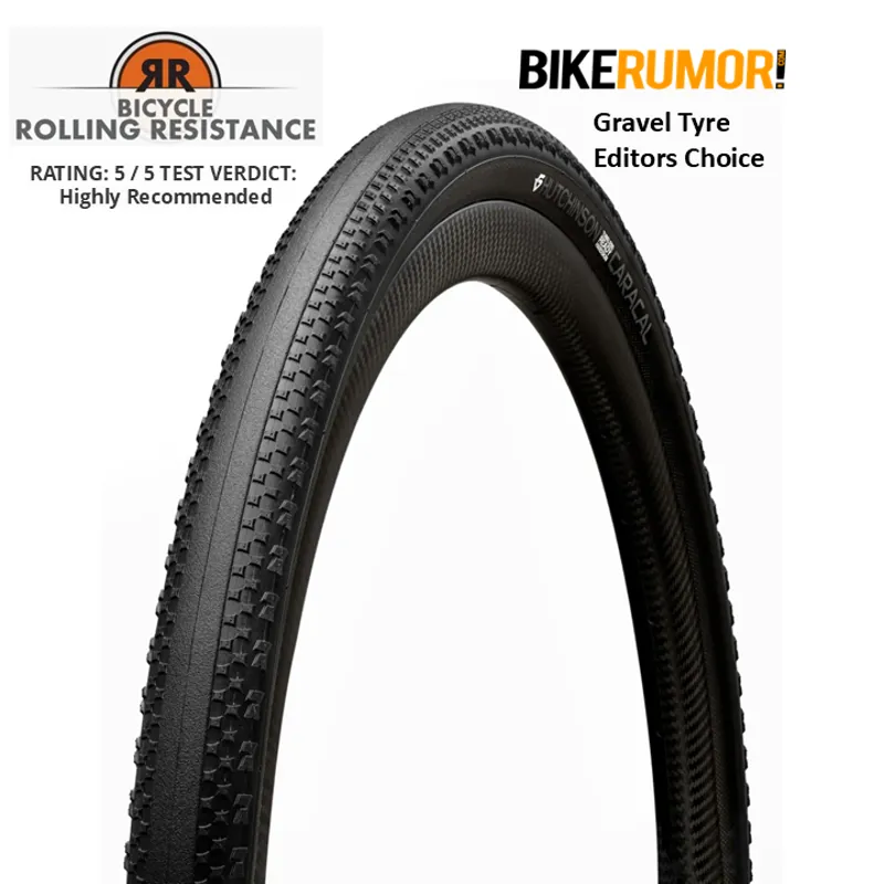 Hutchinson Caracal Race Tubeless Ready Gravel Tyre Black 700 x 40