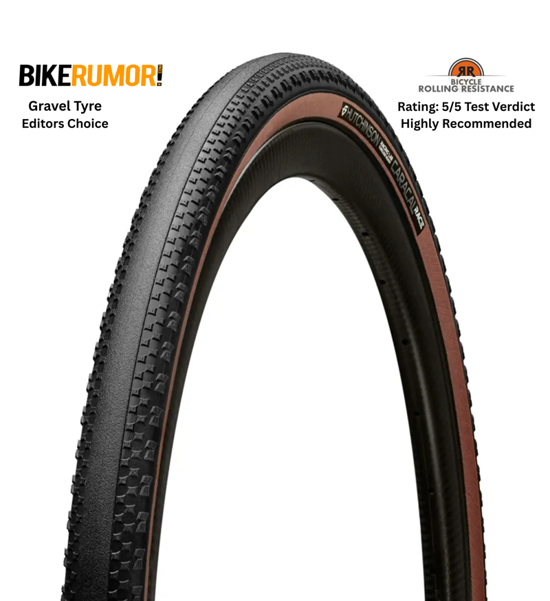 Hutchinson Caracal Race Tubeless Ready Gravel Tyre Tan Wall 700 x 