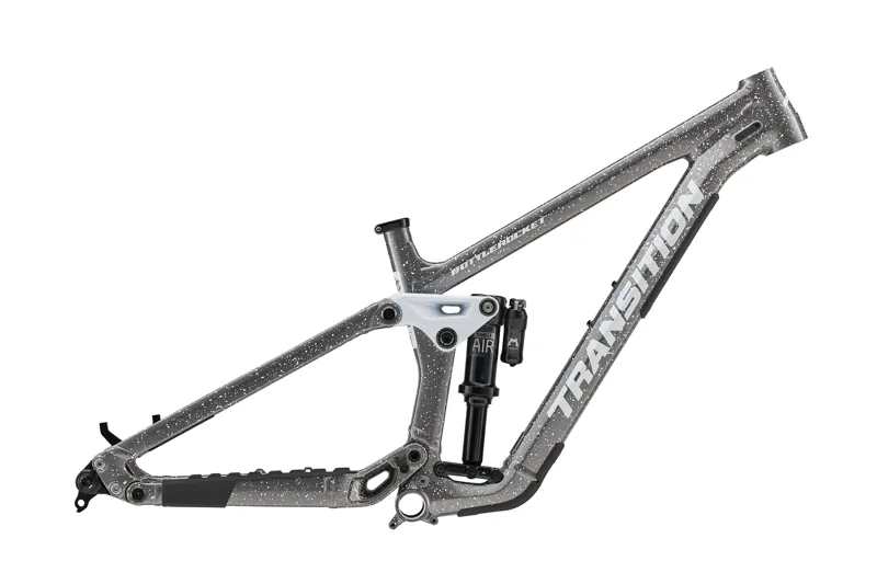 Transition Bottlerocket Alloy MTB Frame 180mm Travel Snowstorm Grey