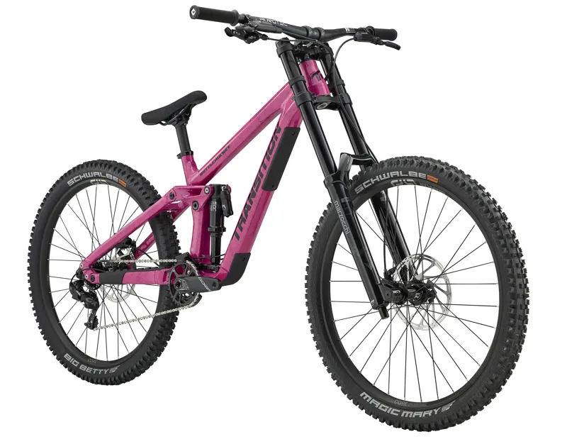 Transition Bottlerocket Alloy MTB Dual Crown Complete Bike Disco Flamingo-1