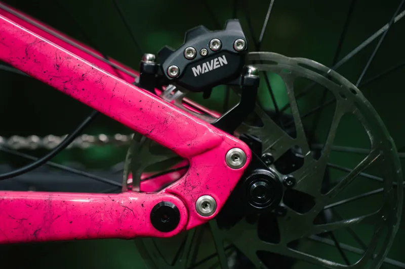 Transition Bottlerocket Alloy MTB Single Crown Complete Bike Disco Flamingo-2