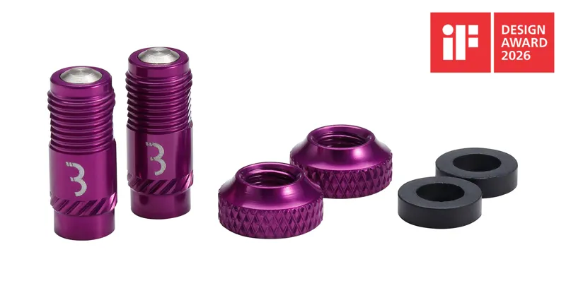 BBB CoreCaps Tubeless Valve Caps 2pcs BTI-165 Purple