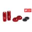 BBB CoreCaps Tubeless Valve Caps 2pcs BTI-165 Red