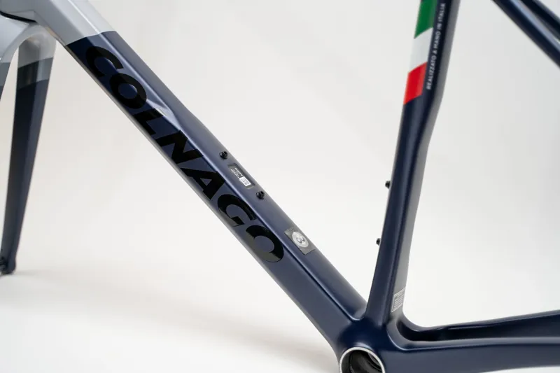 Colnago C68 All Road Frame Set - Disc - 490cm - Blue/Powder Grey-4