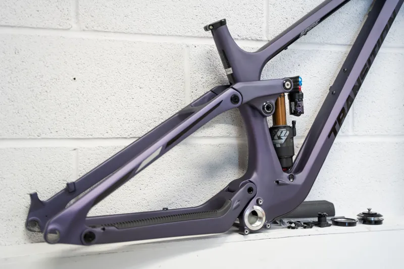 Transition Spire 170mm Enduro Carbon MTB Frame Huckleberry Large - New Damaged Stock Headtube-3