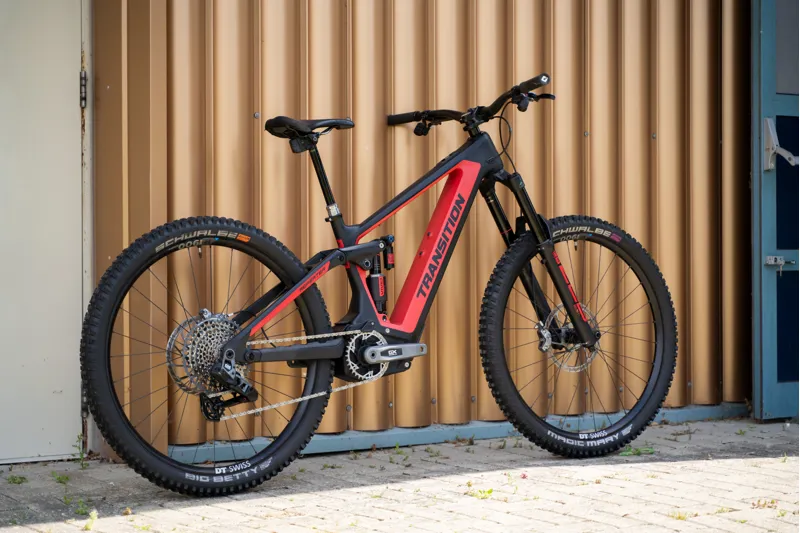 Transition Repeater PT Powertrain Carbon Medium GX AXS Bonfire Red e-Bike-1