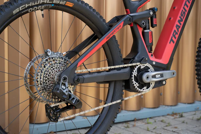 Transition Repeater PT Powertrain Carbon Medium GX AXS Bonfire Red e-Bike-7