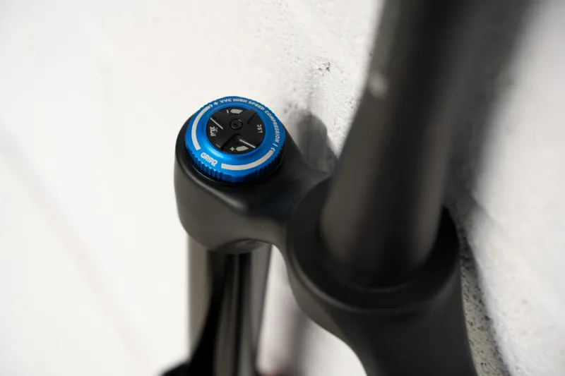 Fox 38 Performance Elite 170mm 29 - New Open Box Item - Light Blue Graphics-3