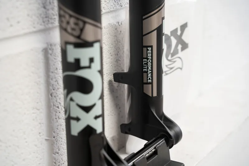 Fox 38 Performance Elite 170mm 29 - New Open Box Item - Light Blue Graphics-5