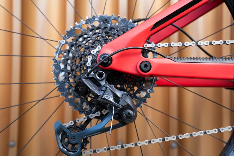 Transition Patrol Carbon Large GX Bonfire Red Ohlins Ex-Staff Bike-6