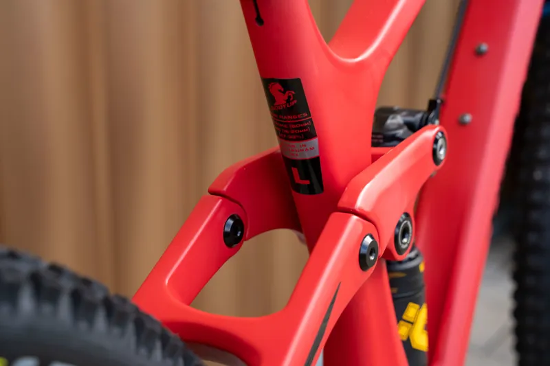 Transition Patrol Carbon Large GX Bonfire Red Ohlins Ex-Staff Bike-7