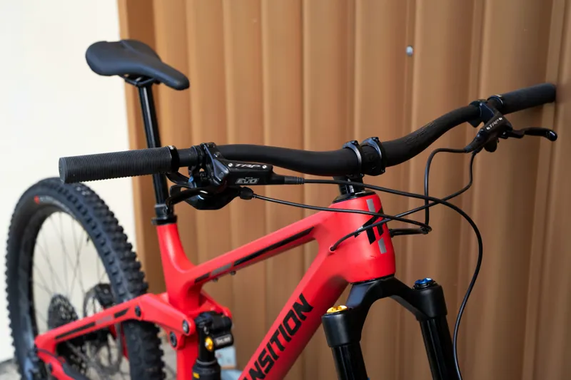 Transition Patrol Carbon Large GX Bonfire Red Ohlins Ex-Staff Bike-8