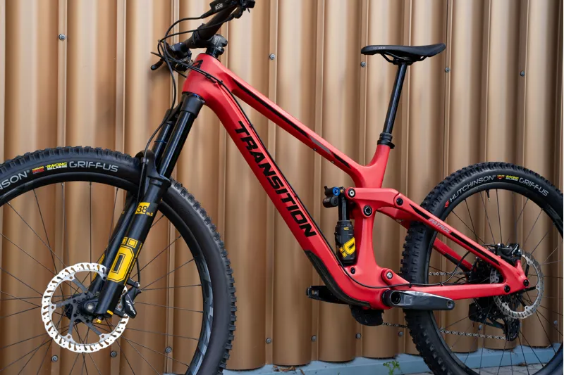 Transition Patrol Carbon Large GX Bonfire Red Ohlins Ex-Staff Bike-10