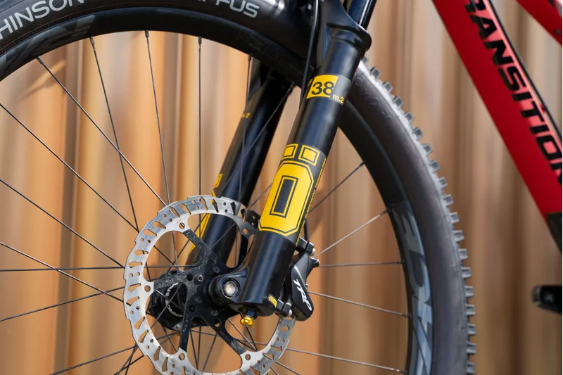 Transition Patrol Carbon Large GX Bonfire Red Ohlins Ex-Staff Bike-11