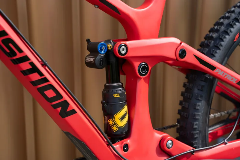 Transition Patrol Carbon Large GX Bonfire Red Ohlins Ex-Staff Bike-12