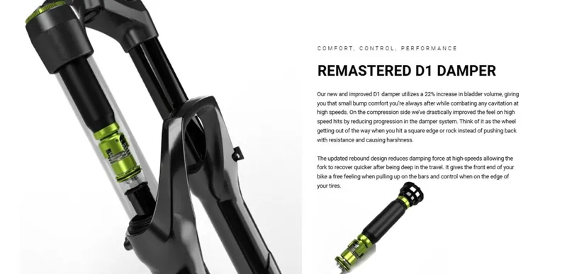 DVO Diamond 36 D1 SL Boost Trail/Enduro MTB Suspension Fork 29