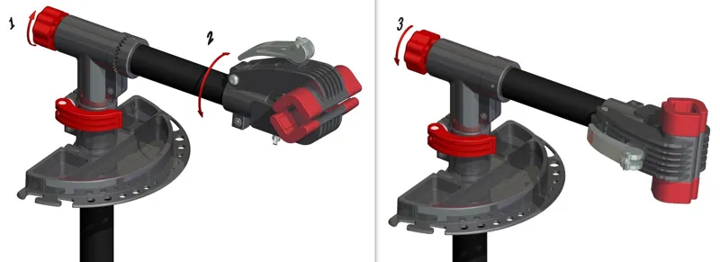 IceToolz Franky Adjustable Cycle Repair Stand E621-6